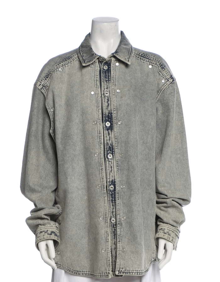 Y/Project Y/Project Blue Snap Off Denim Shirt Size US L / EU 52-54 / 3 - 2 Thumbnail