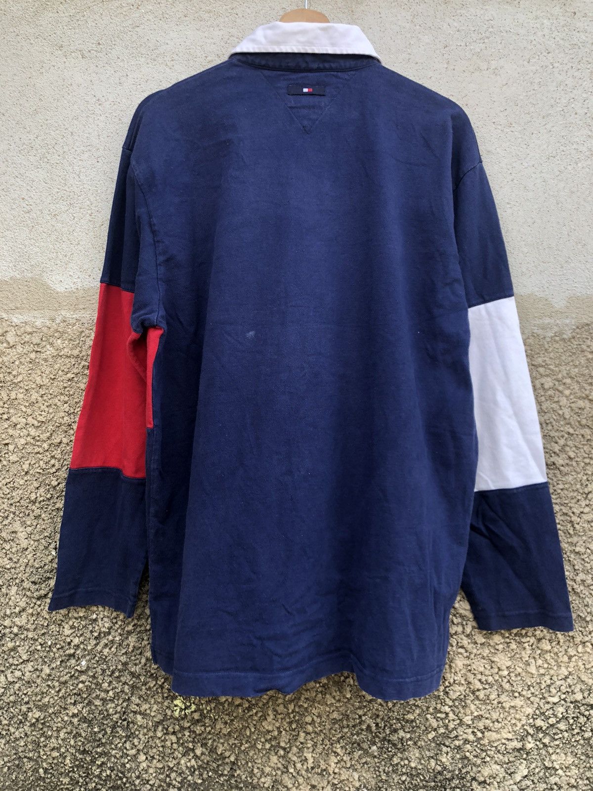 Tommy Hilfiger × Vintage Vintage Tommy Hilfiger Big Logo Polo Rugby Size US L / EU 52-54 / 3 - 2 Thumbnail