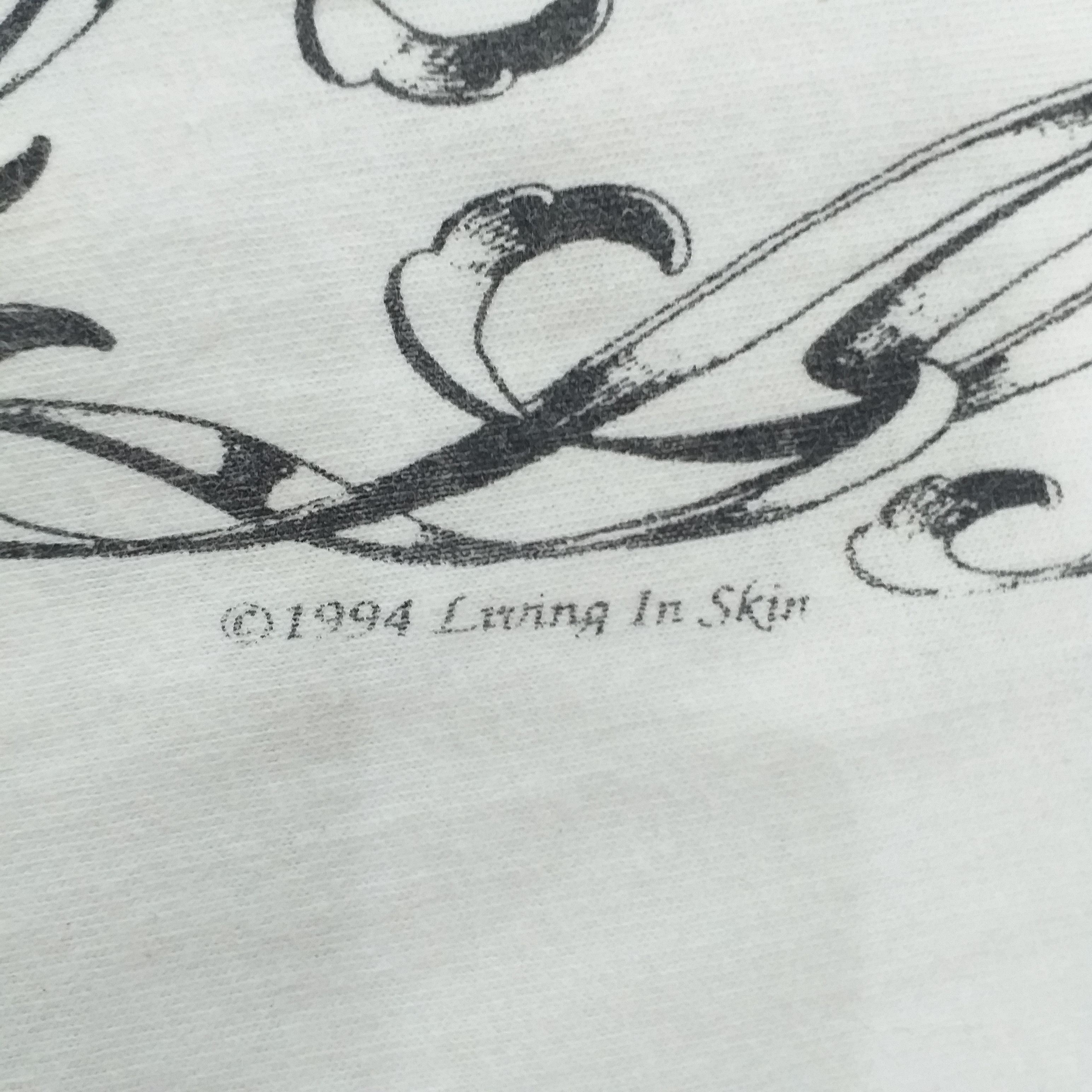Band Tees Vintage Band 90s Living In Skin Medium Tee -E099 Size US M / EU 48-50 / 2 - 8 Thumbnail