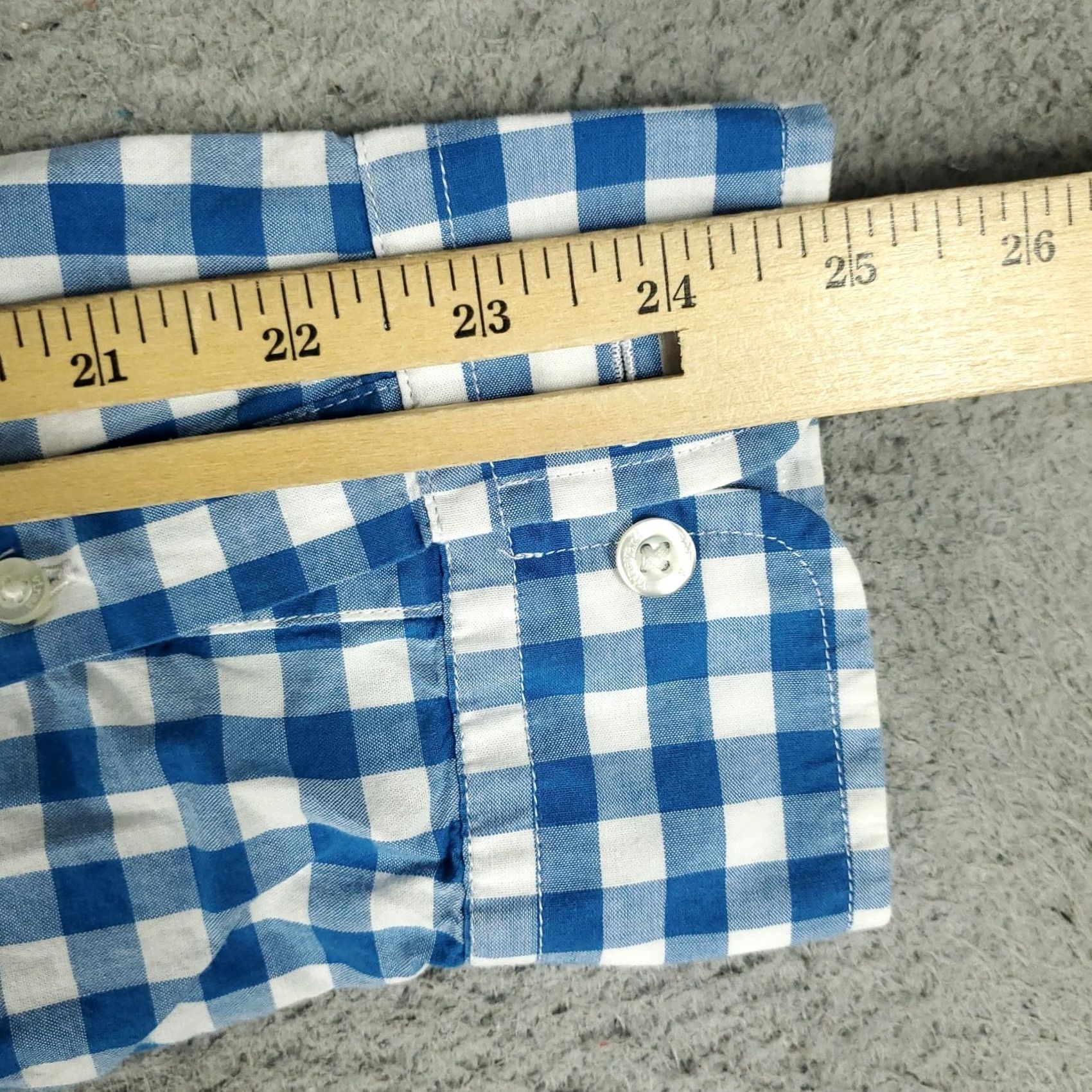 Vineyard Vines Vineyard Vines Shirt Mens Size Medium Blue Check Slim Fit Button Up Long Sleeve Size US M / EU 48-50 / 2 - 6 Thumbnail