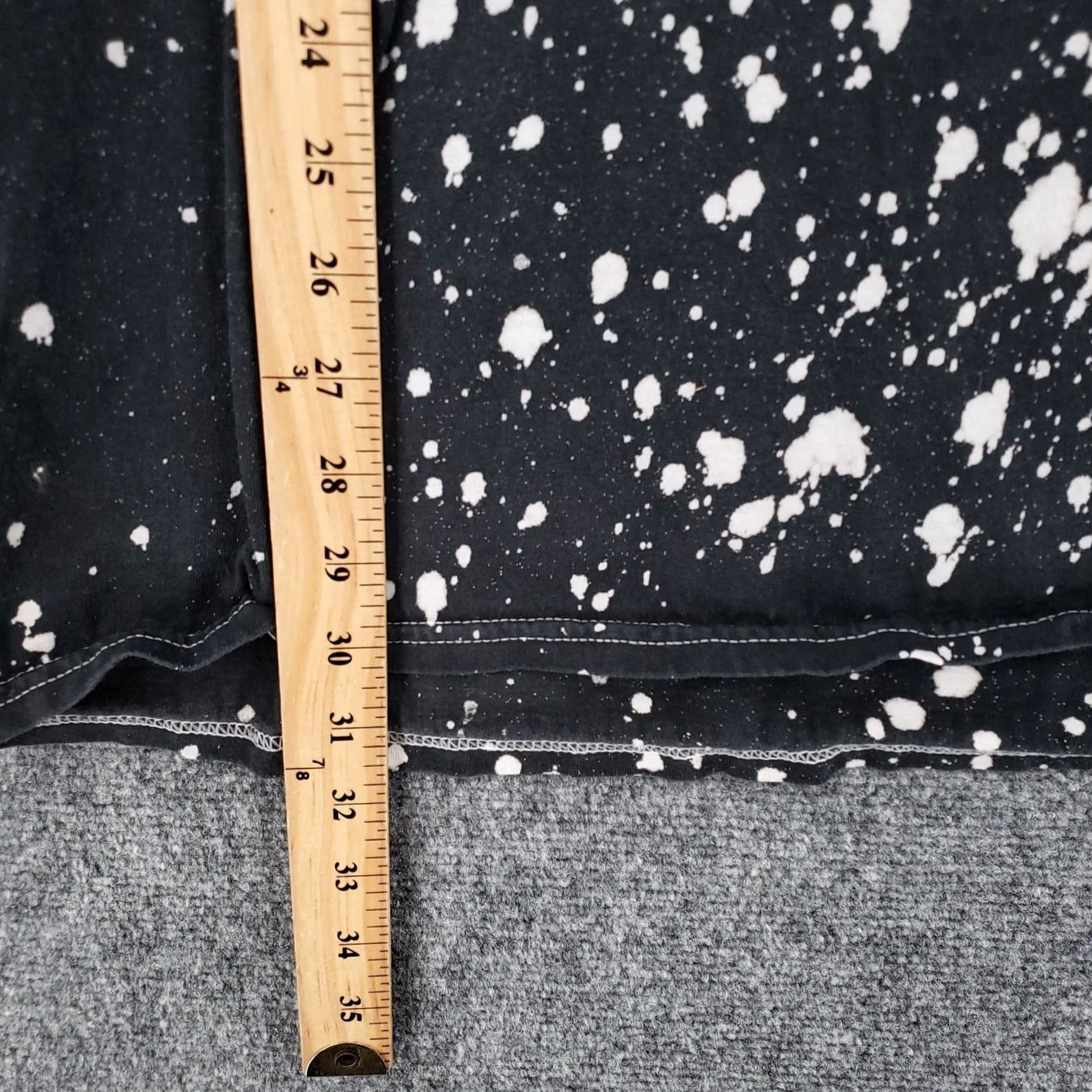 Vintage The Rolling Stones T Shirt Womens 2XL Black Short Sleeve Tie Dye Splatter Size XXL / US 16-18 / IT 52-54 - 5 Thumbnail