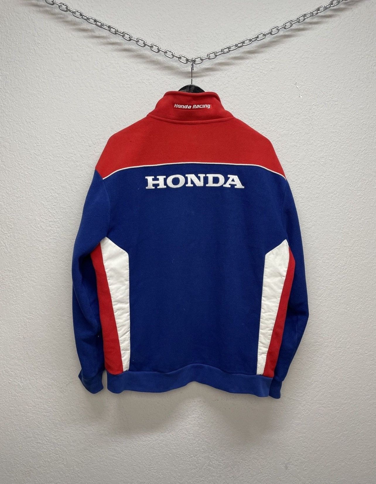 Honda Vintage Y2K Honda Official Racing Teddy Fleece Jacket Size US L / EU 52-54 / 3 - 6 Thumbnail