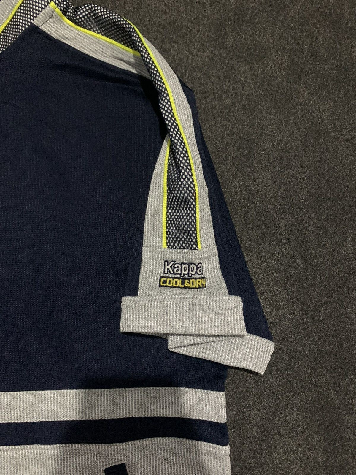 Kappa Vintage Kappa Japan Short Sleeve Track Jacket "COOL & DRY Size US M / EU 48-50 / 2 - 6 Thumbnail
