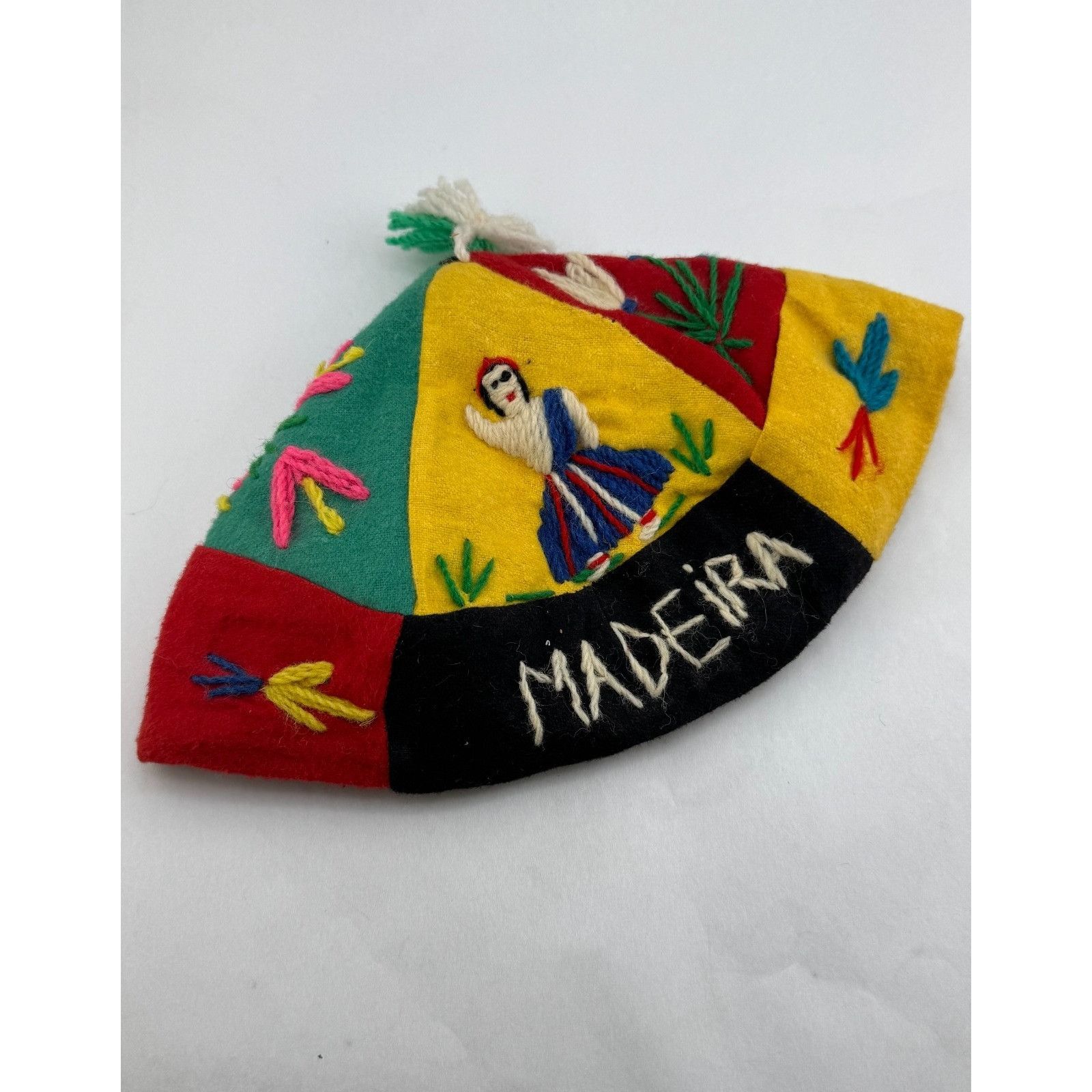 Other Rare Vintage Madeira Portugal Folk Art Embroidered Travel So Size ONE SIZE - 2 Thumbnail