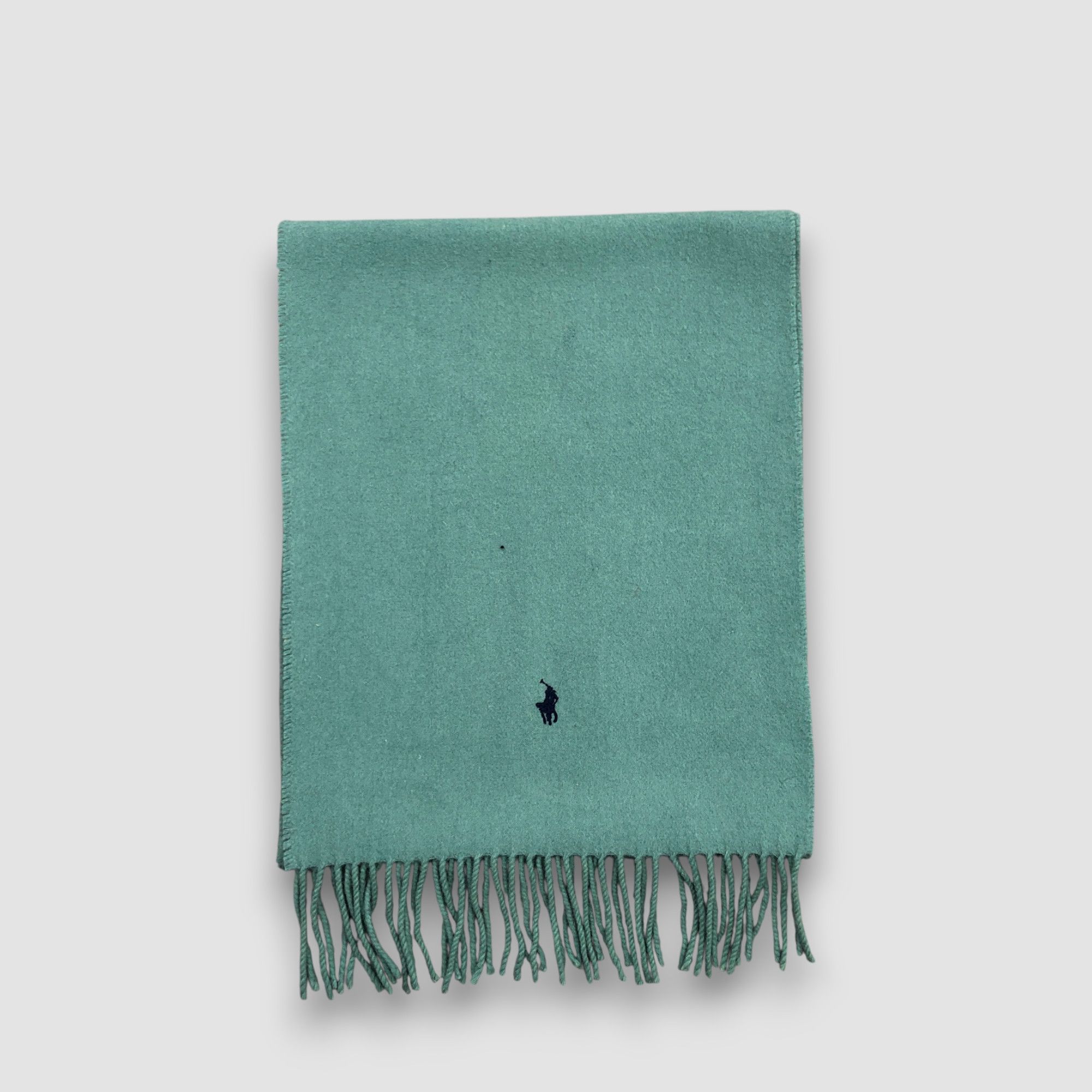 Polo Ralph Lauren Vintage 90s Polo Ralph Lauren Scarf Muffler Wool Scarves Size ONE SIZE - 2 Thumbnail