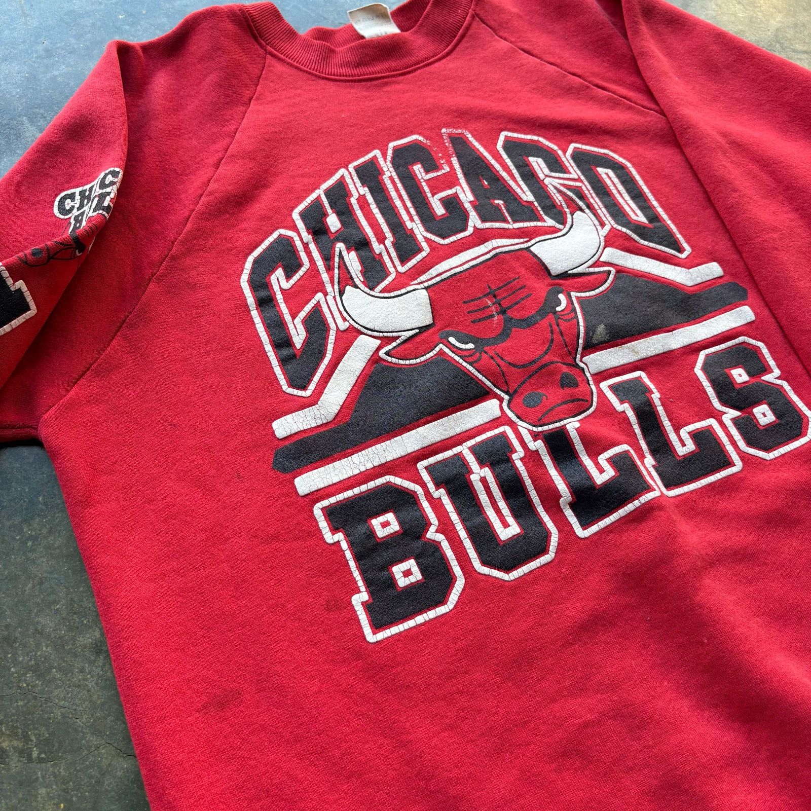 NBA Crazy Vintage Chicago Bulls Sweatshirt Size US XL / EU 56 / 4 - 4 Thumbnail