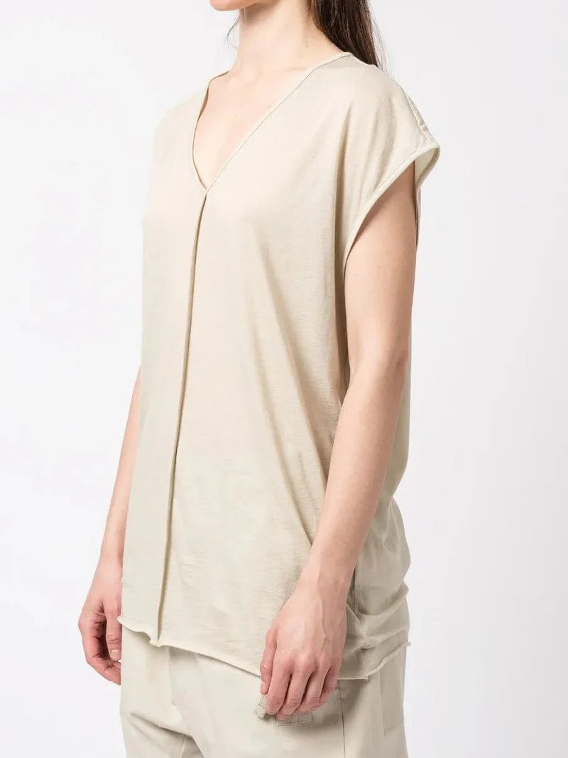 Thom Krom Thom Krom Beige Ultra Light Cotton Quality Long Tank Top L Size M / US 6-8 / IT 42-44 - 7 Thumbnail