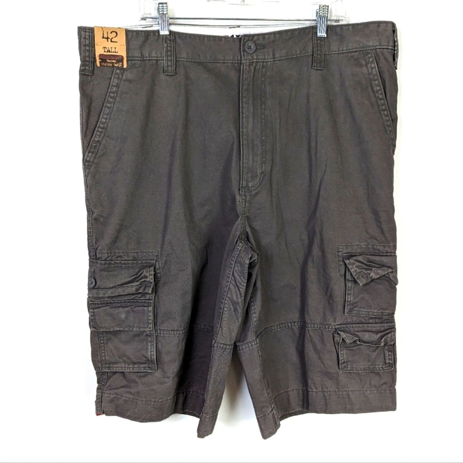 Roundtree & Yorke NWT Roundtree & Yorke Washed Utility Cargo Shorts 42x 15 Size US 42 / EU 58 - 1 Thumbnail