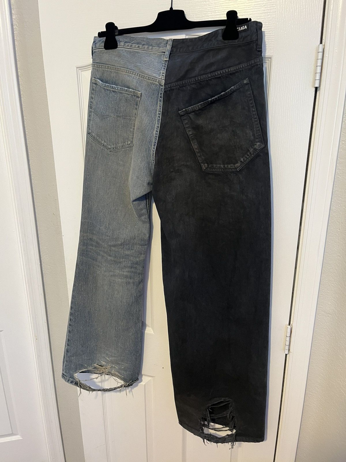 Balenciaga Balenciaga Fifty-Fifty Jeans Size US 36 / EU 52 - 2 Thumbnail