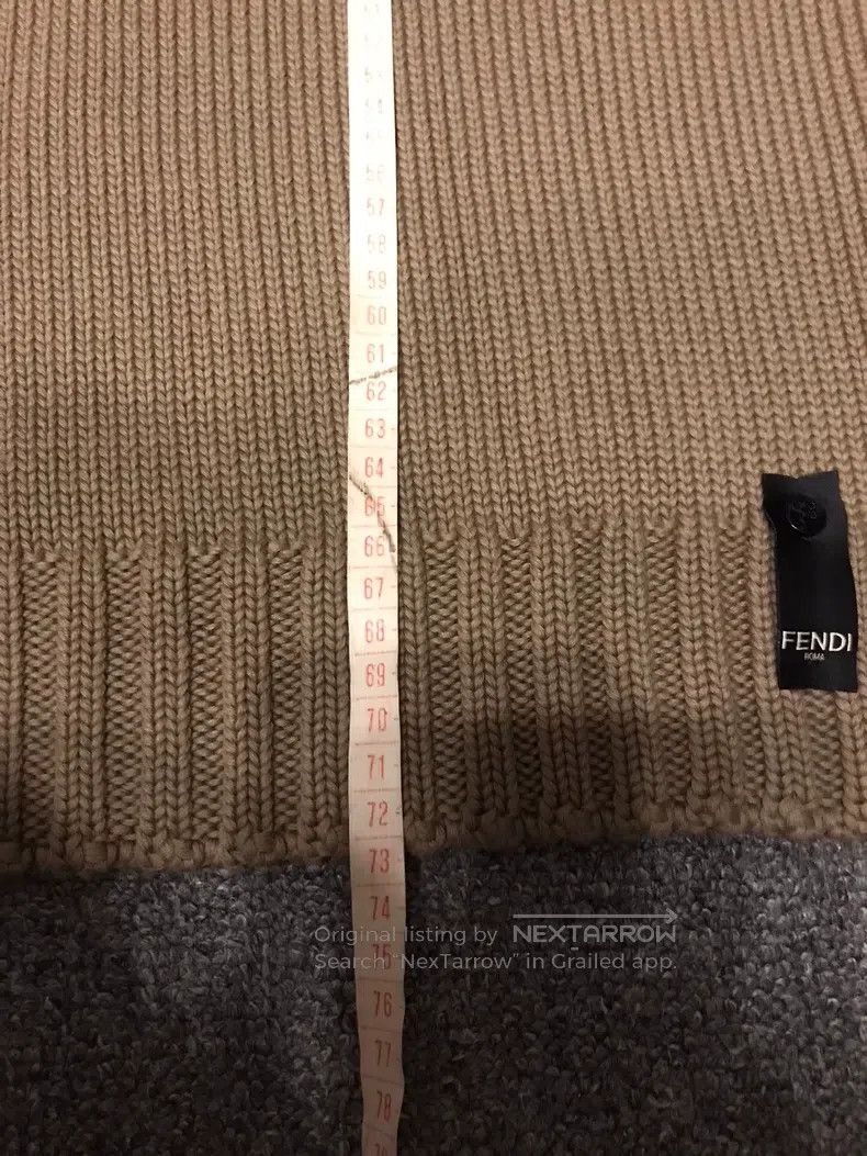 Fendi Fendi Sweater, Cotton and Cashmere Material, One-Shoulder Size US M / EU 48-50 / 2 - 9 Thumbnail