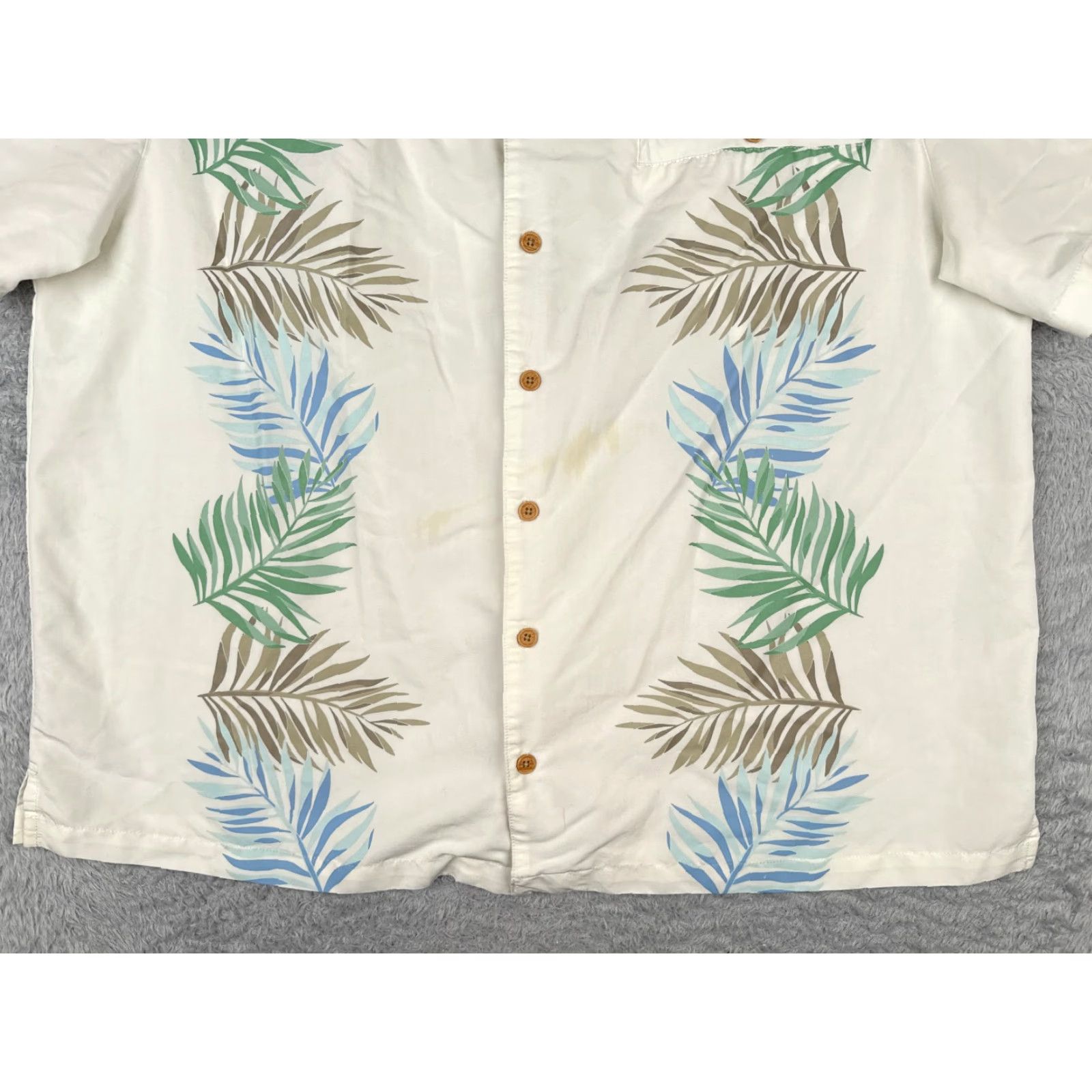 Vintage Scandia Woods Shirt Men White Floral Extra Large Button Rayon Hawaiian READ Size US XL / EU 56 / 4 - 5 Thumbnail
