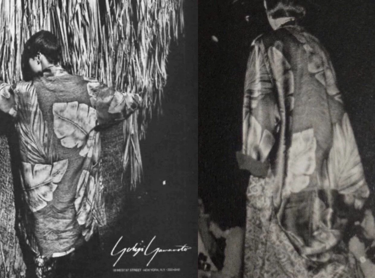 Yohji Yamamoto Yohji Yamamoto 1985SS Silver Palm Acetate L/S M Size US M / EU 48-50 / 2 - 9 Thumbnail