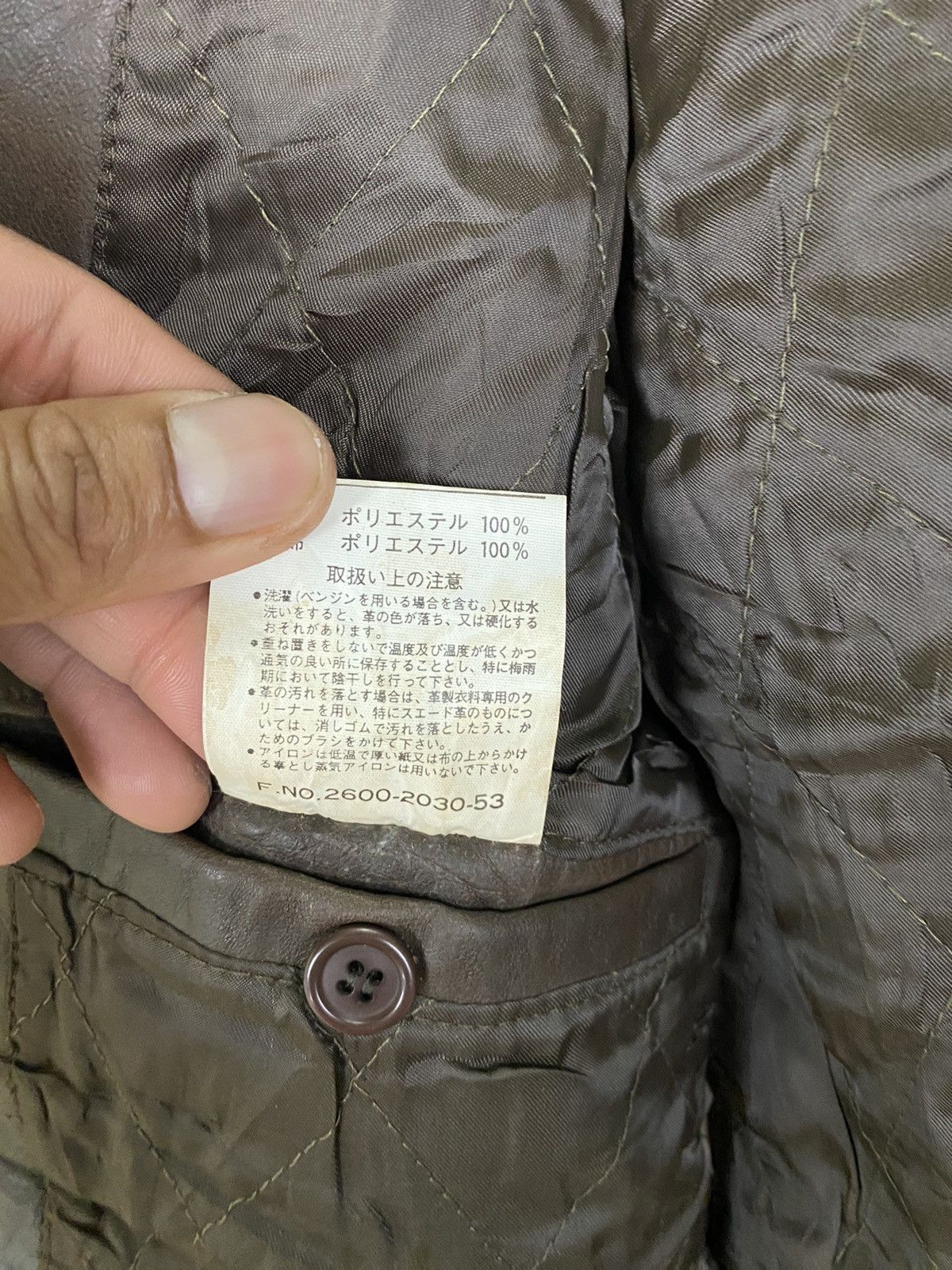 Genuine Leather × Vintage Vintage Leather Lucky Strike Jacket Size US XL / EU 56 / 4 - 11 Thumbnail