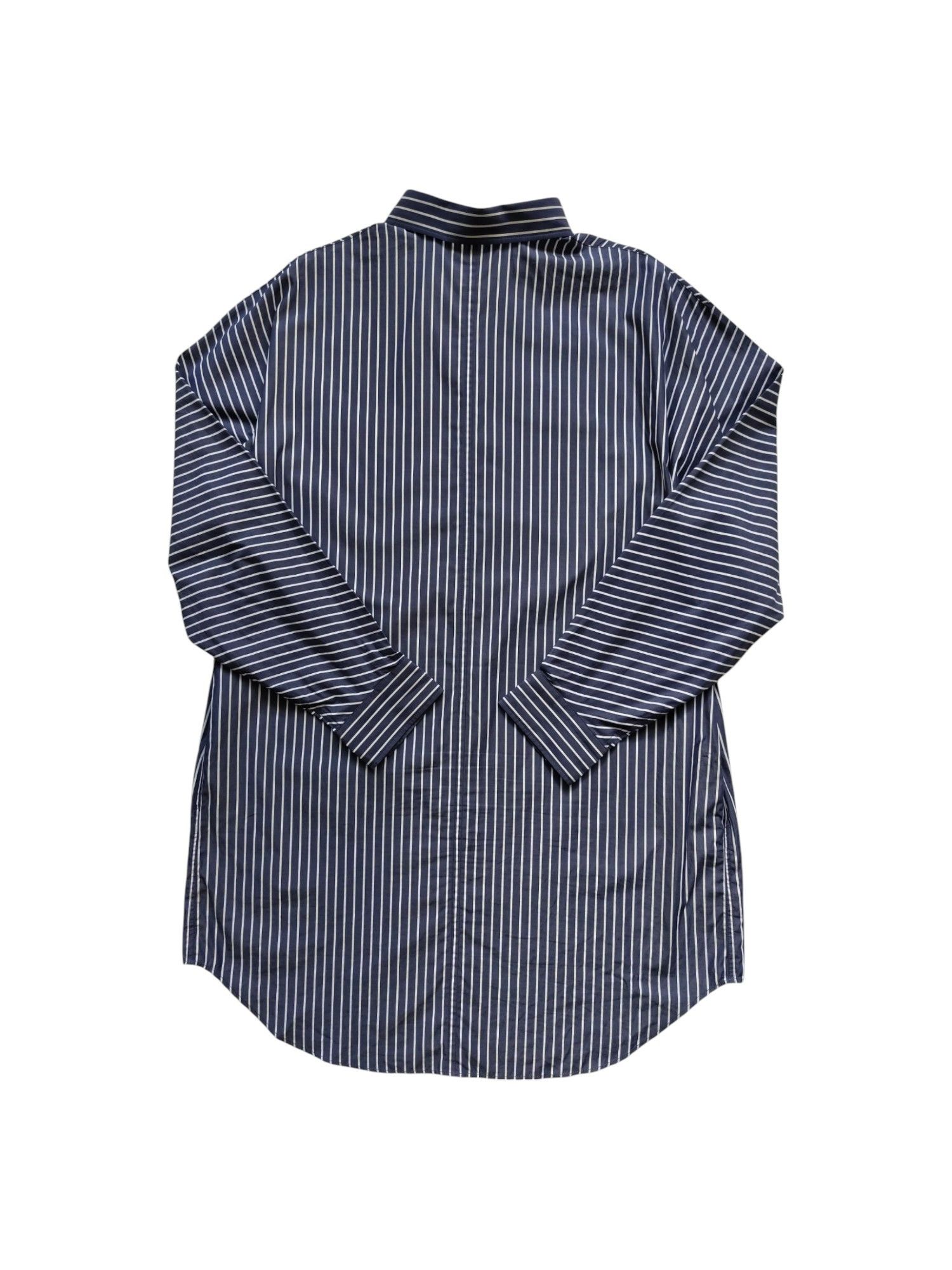 Balenciaga Balenciaga Striped Shirt Dress With Side Pockets Size XXS / US 00 / IT 34 - 6 Thumbnail