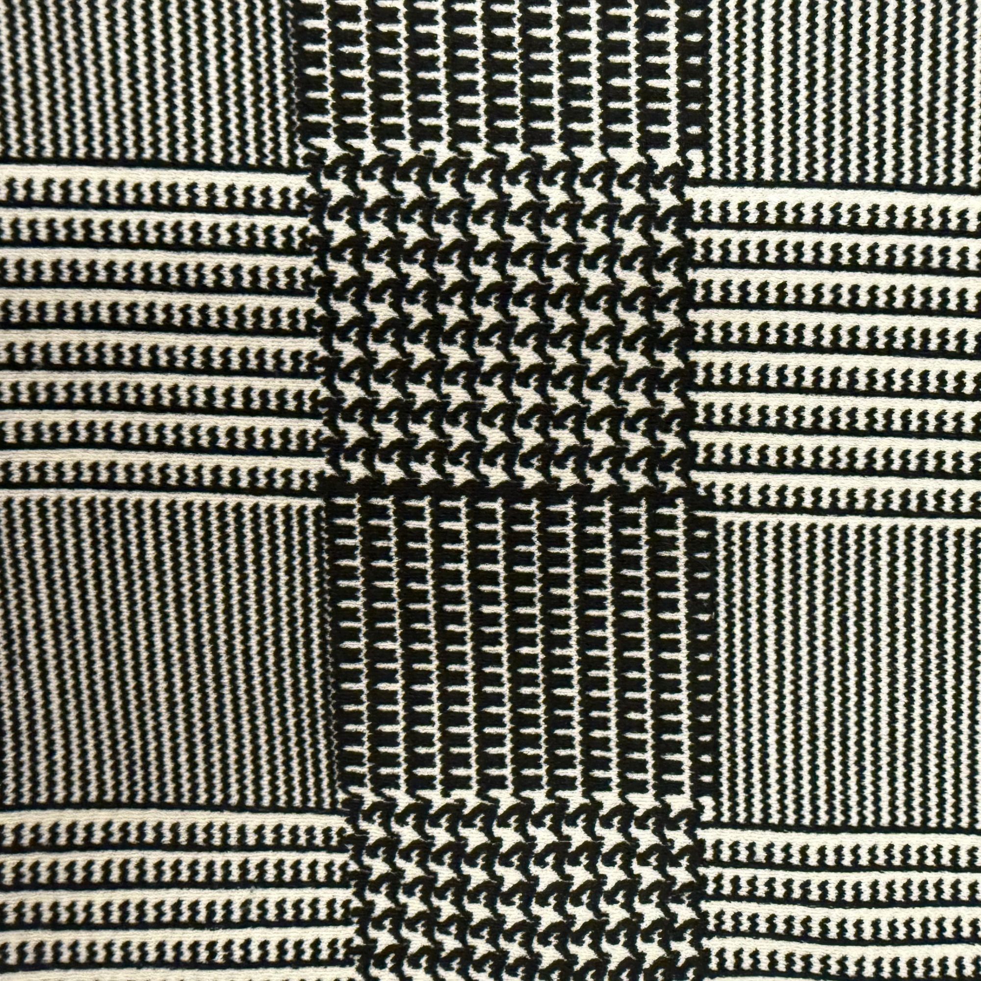 Other Vtg MOD Black White HOUNDSTOOTH Blouse BOW TIE Shirt Size XL / US 12-14 / IT 48-50 - 11 Thumbnail