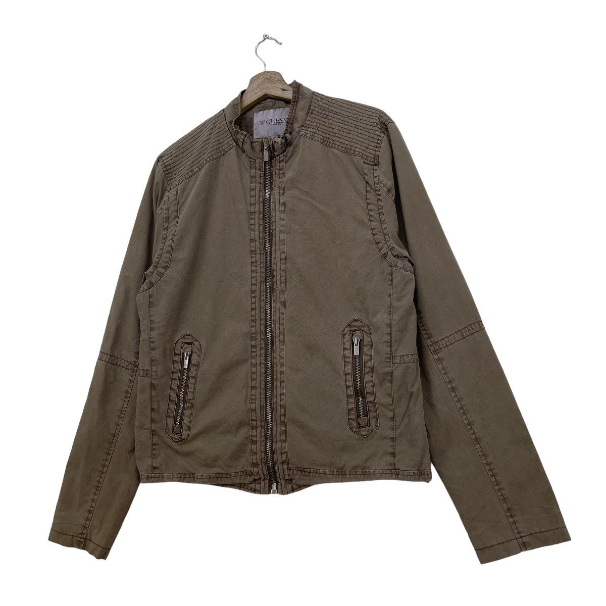 Guess × Vintage 💥Vintage Guess Biker Jacket Size US M / EU 48-50 / 2 - 3 Thumbnail