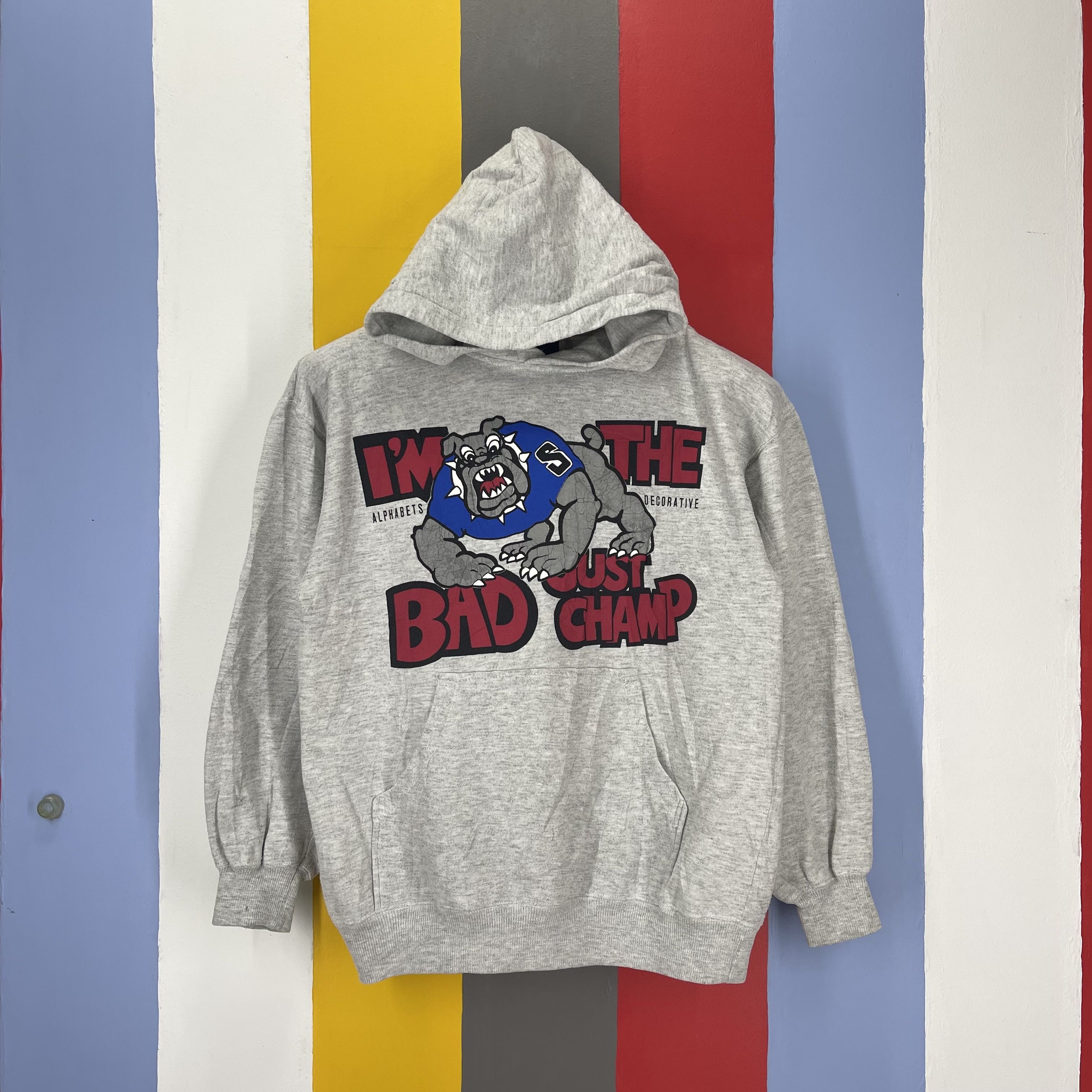 Japanese Brand BULLDOG by JOG JOY Hoodie Pullover #1970/12 Size US S / EU 44-46 / 1 - 1 Thumbnail