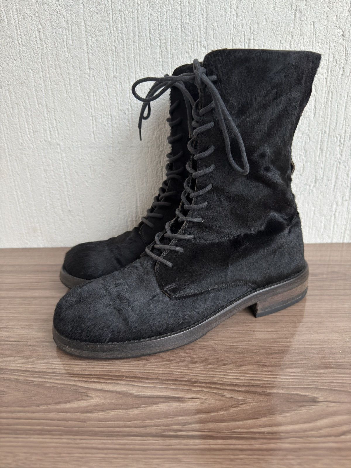 🕷️🔥Rare 2000's pony hair boots