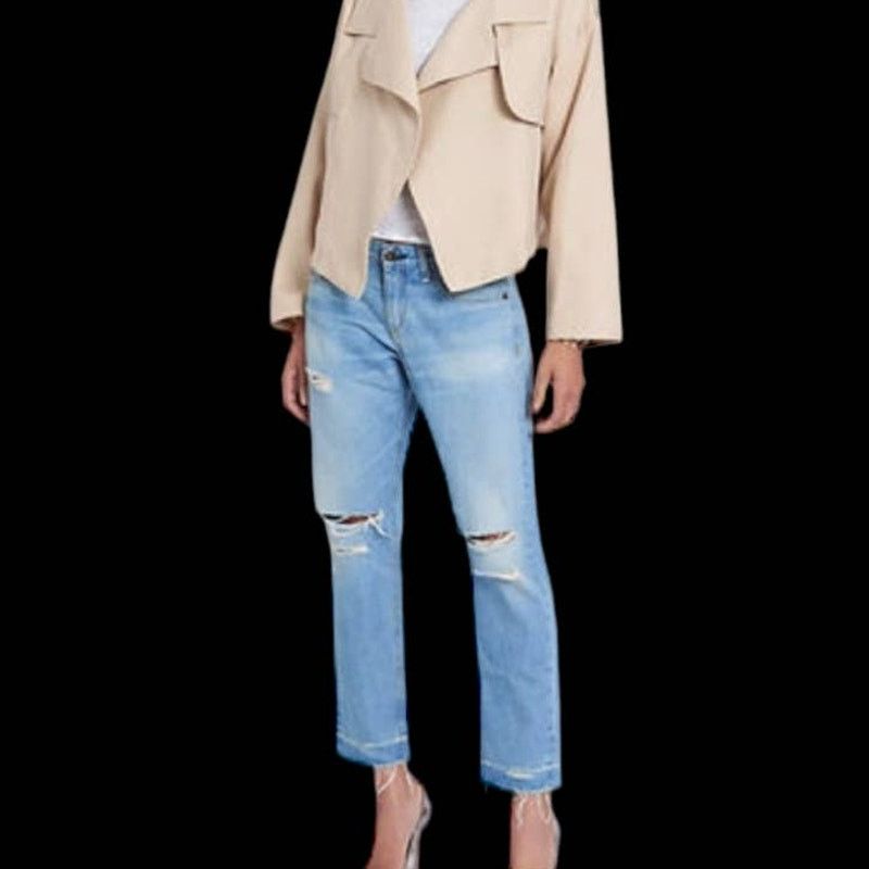 Rag & Bone Rag and Bone Ankle Crop Blue Jeans | Size 26 Size 26" / US 2 / IT 38 - 4 Thumbnail