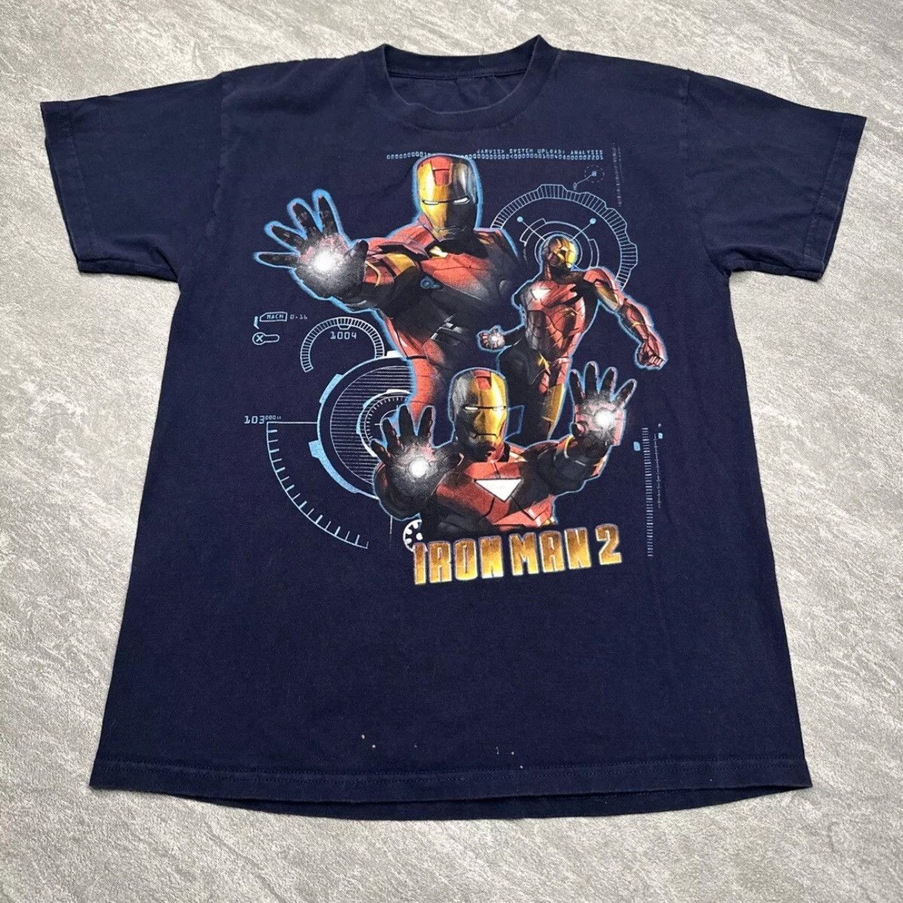 Marvel Comics × Vintage Vintage Iron Man Shirt Mens Black Iron Man 2 Marvel Movie Size US M / EU 48-50 / 2 - 1 Thumbnail