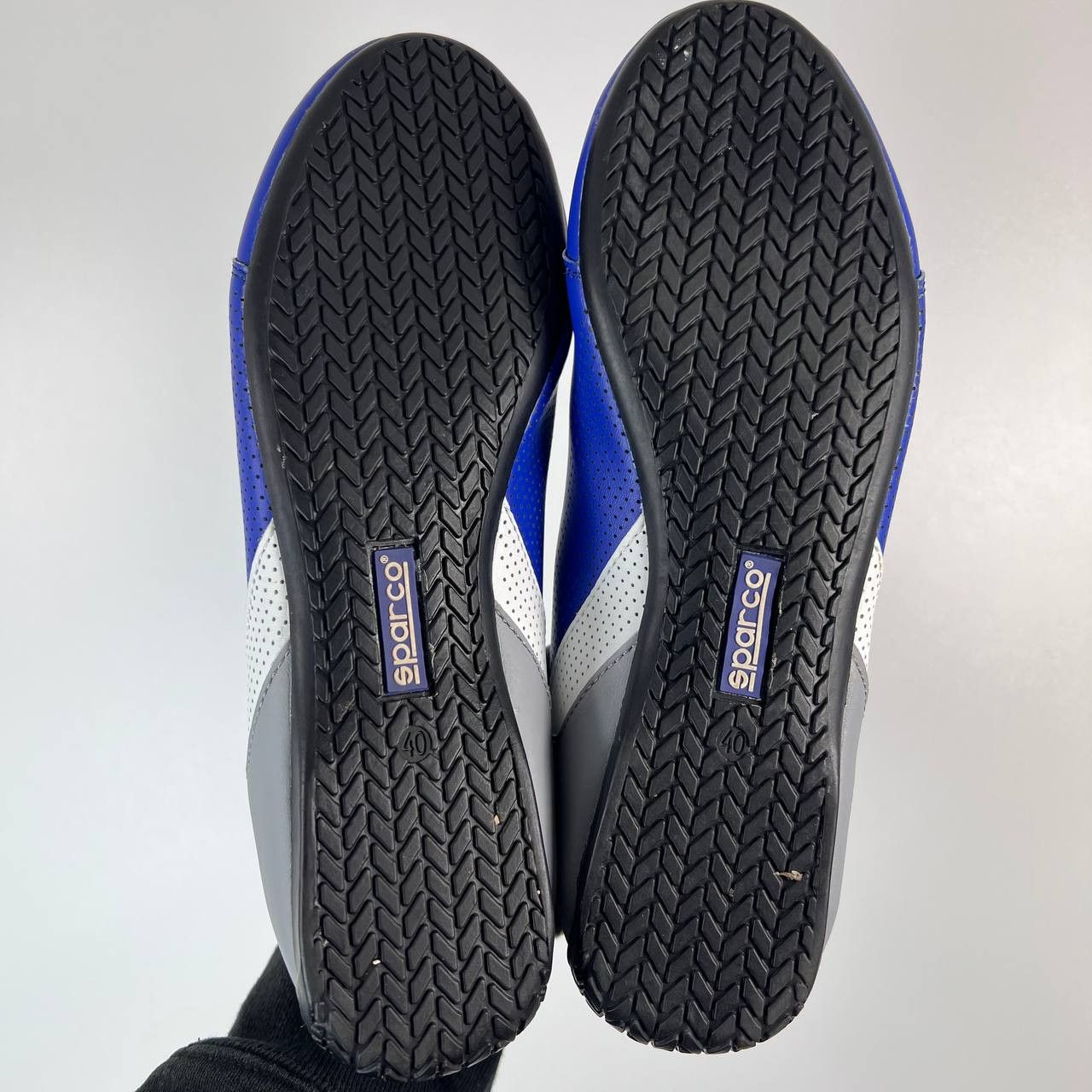 Other Sparco Racing Driving Shoes Blue Leather Motorsport EU 40 Size US 7 / EU 40 - 7 Thumbnail
