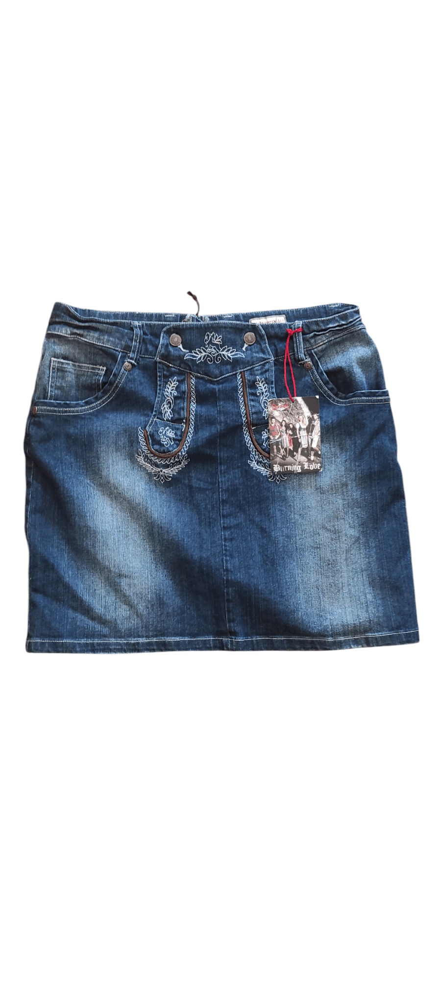 Other Stockerpoint Woman's Emboidery Top Denim Skirt Jeans Size 28" / US 6 / IT 42 - 1 Thumbnail