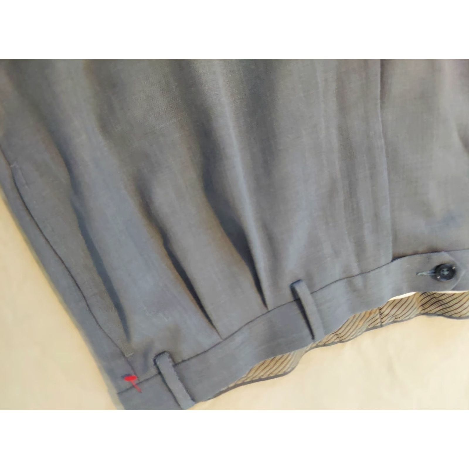 Polo Ralph Lauren Polo Ralph Lauren Dress Pants 38x30 Gray Slacks Khaki Flat Front Men Dress Pants Mens Straight Leg Pants Size US M / EU 48-50 / 2 - 3 Thumbnail