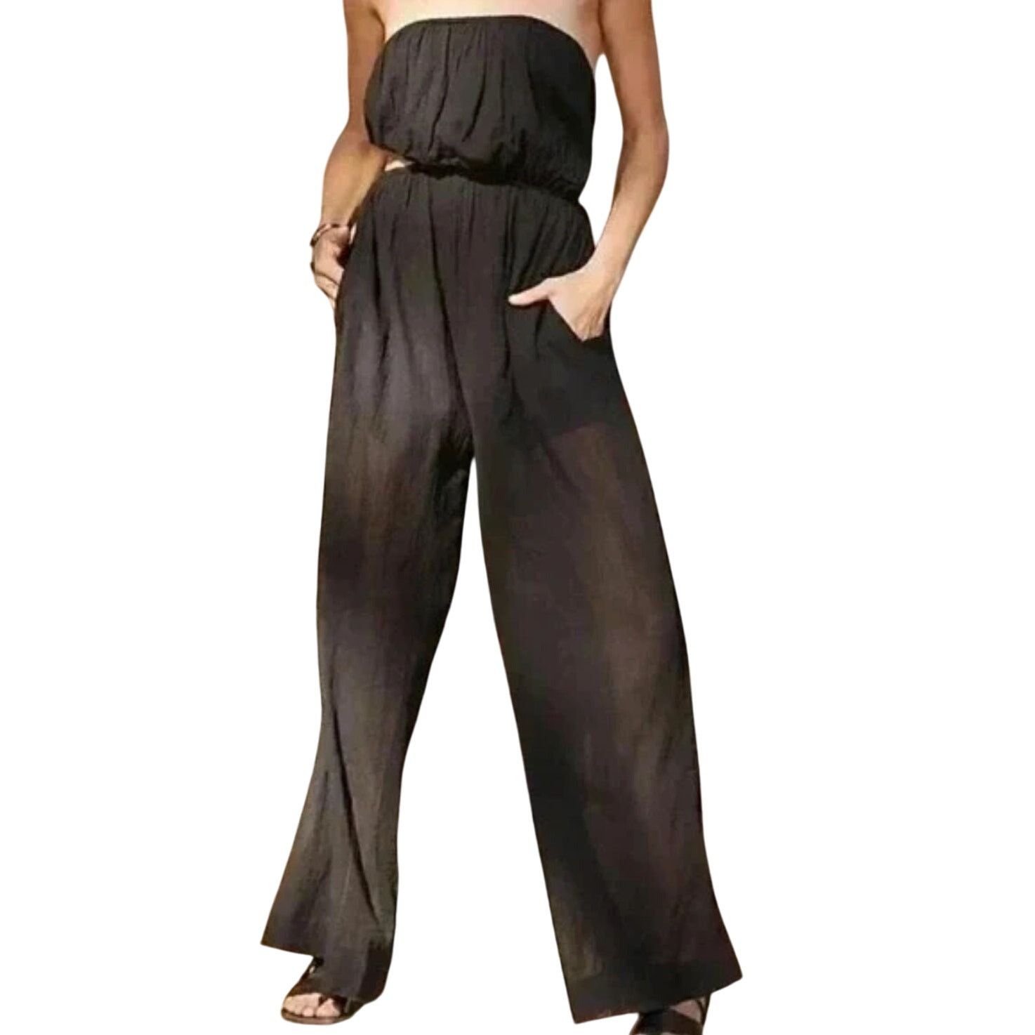 Free People Free People Endless Summer Cut Out For It Jumpsuit in Black Size 28" / US 6 / IT 42 - 1 Thumbnail