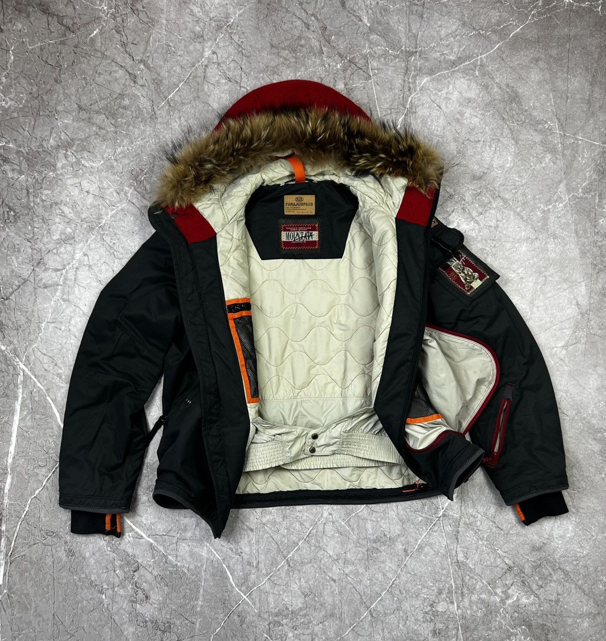 Parajumpers black bomber jacket masterpiece series