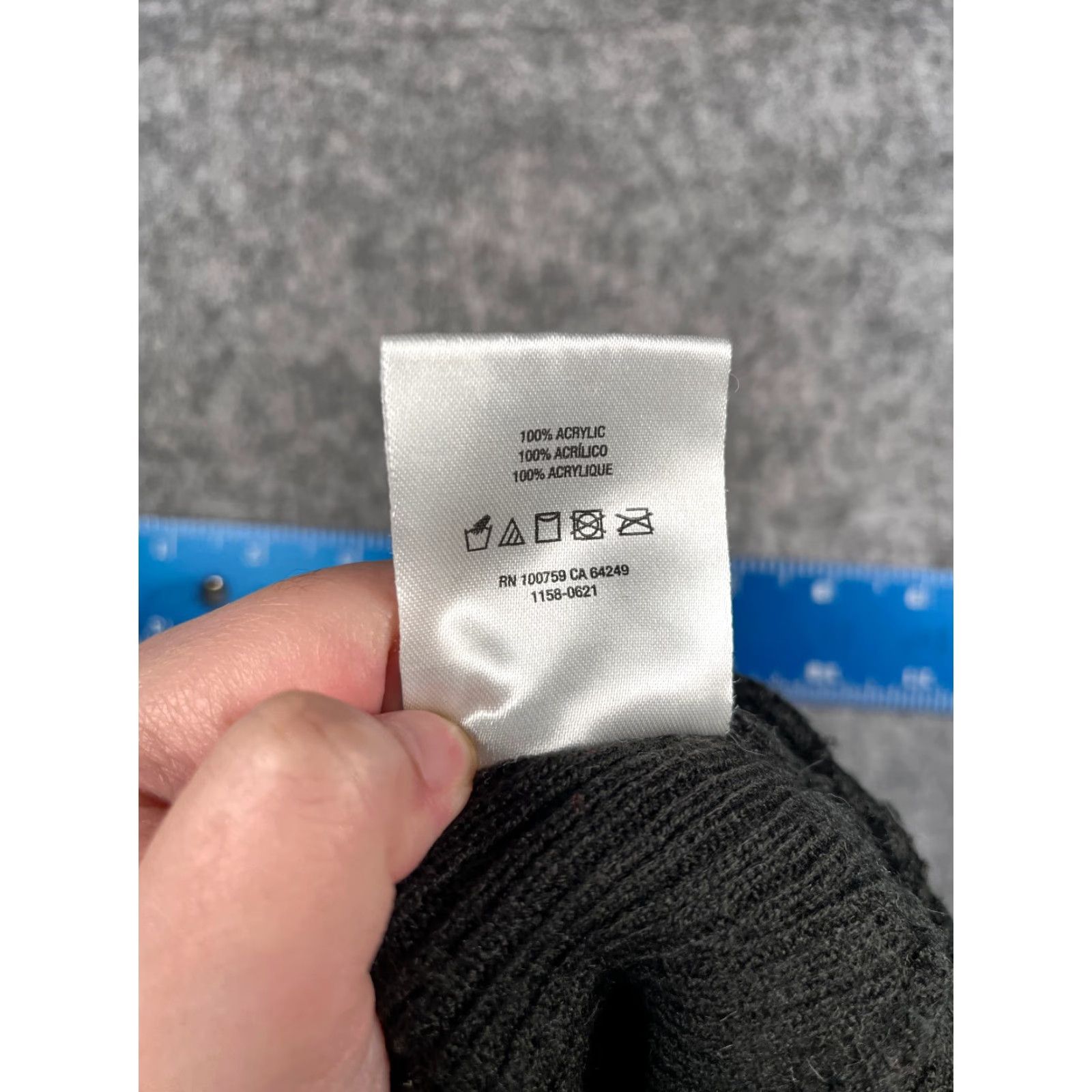Champion Champion Headwear Beanie Adult One Size Black Knit 100% Acrylic Ski Hat Unisex Mens Womens Beanie Outlet Casual Winter Accessories Size ONE SIZE - 8 Thumbnail