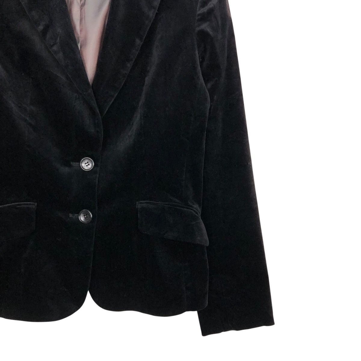 Michel Klein 📌Vintage Cropped Biker Jacket Michel Klein Paris Size M / US 6-8 / IT 42-44 - 6 Thumbnail