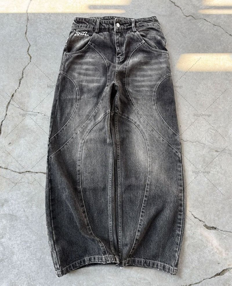 Japanese Brand Vintage loose straight leg wide leg y2k jeans Size US 32 / EU 48 - 5 Thumbnail