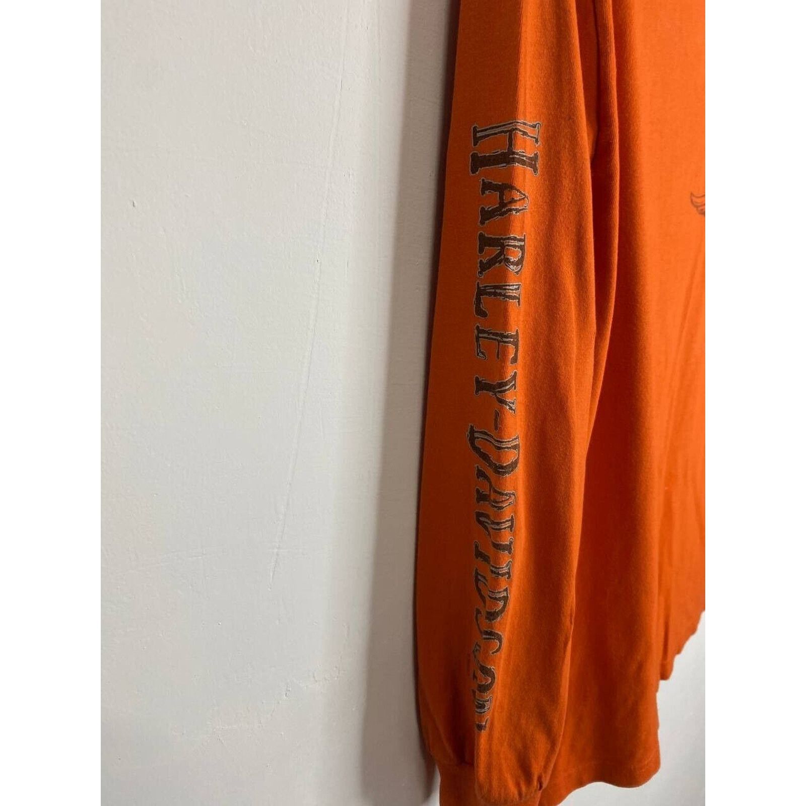 Harley Davidson × Vintage Vintage Harley-Davidson Long Sleeve Shirt Biker’s Point L Size L / US 10 / IT 46 - 3 Thumbnail