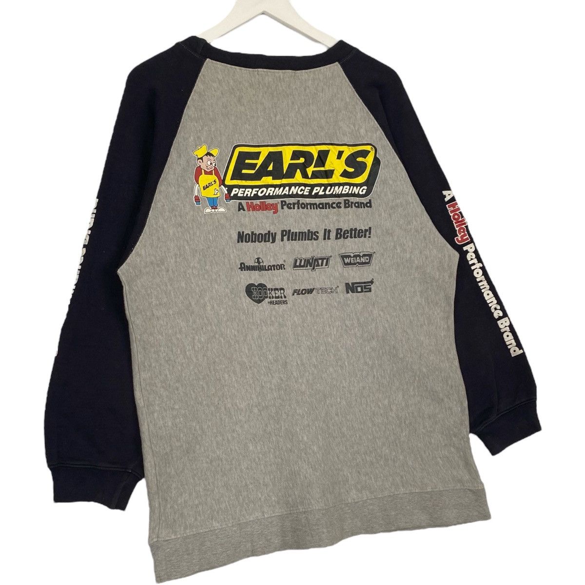 Earl Sweatshirt × Vintage Vintage Earl’s Crewneck Sweatshirt Gray Pullover Size L Size US L / EU 52-54 / 3 - 7 Thumbnail