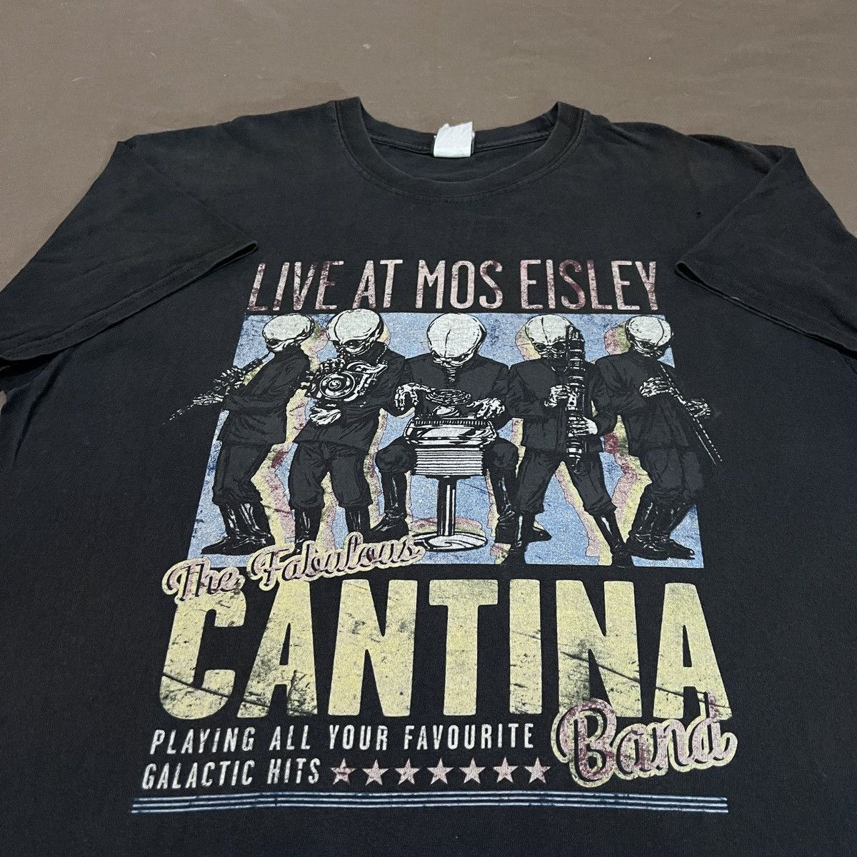 Band Tees × Star Wars Star Wars The Fabulous Cantina Band On Tour Tee Faded Size US L / EU 52-54 / 3 - 1 Thumbnail