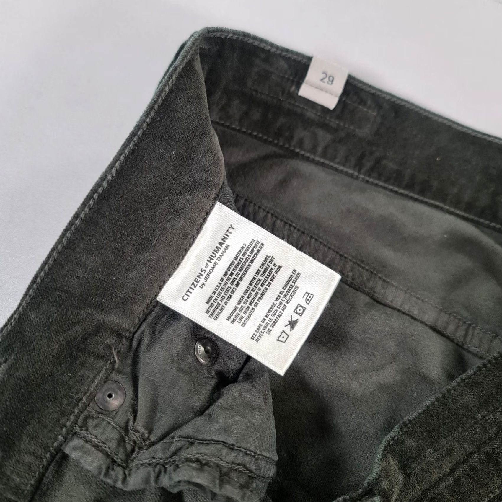 Citizens Of Humanity Citizens of Humanity Jeans Green W29 L29 Slim Skinny Stretch 5-Pocket Womens Vintage No Size 29" - 6 Thumbnail