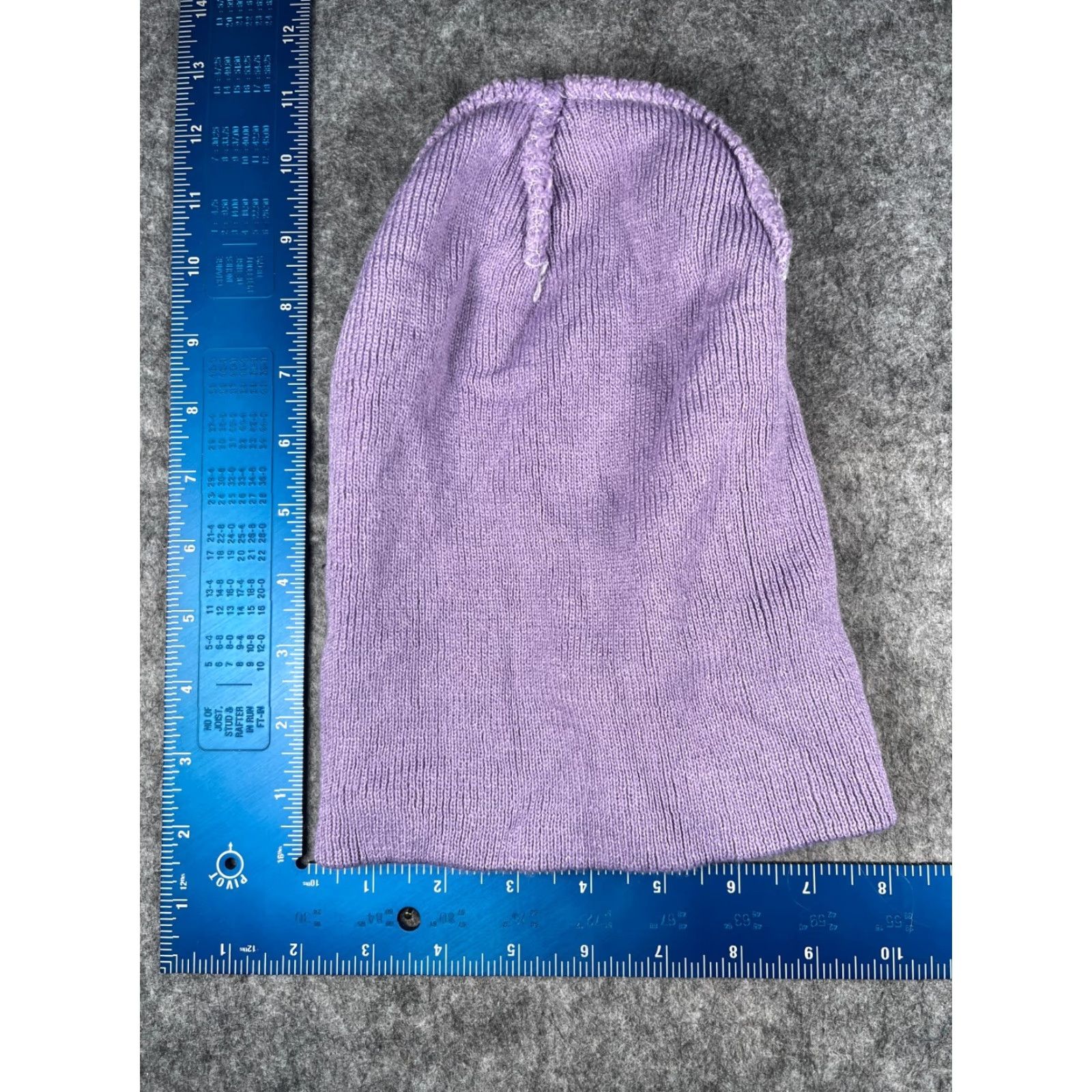 Logo 7 Unbranded Hat Women One Size Purple 100% Acrylic Knit Ski Beanie Toque Melted Bear Logo Size ONE SIZE - 6 Thumbnail
