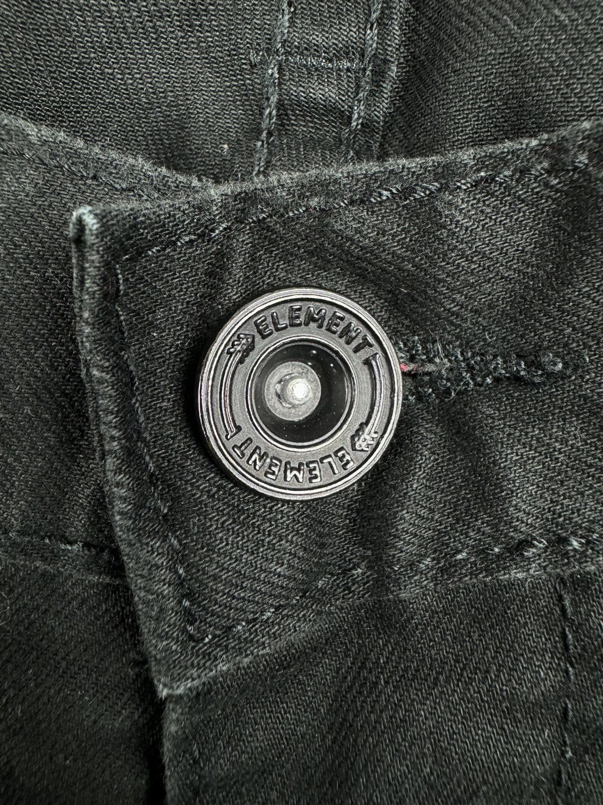 Element Element 33x32 Boom Black Slim Fit Denim Skate Pants Size US 33 - 8 Thumbnail