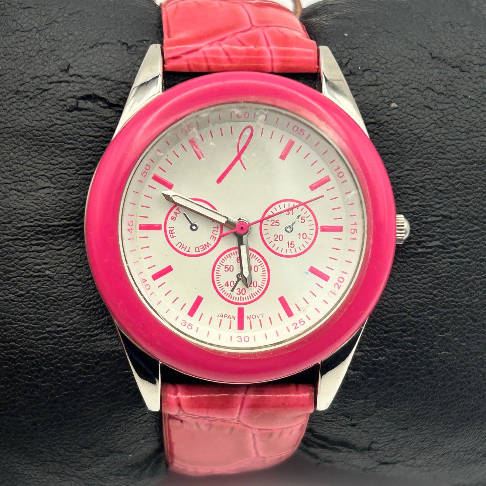 Other Avon Breast Cancer Awareness Pink Watch Working New Battery Size ONE SIZE - 1 Thumbnail