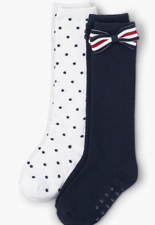 Designer Gymboree Baby Girls' and Toddler Knee Socks 2-Pack Size ONE SIZE - 1 Thumbnail