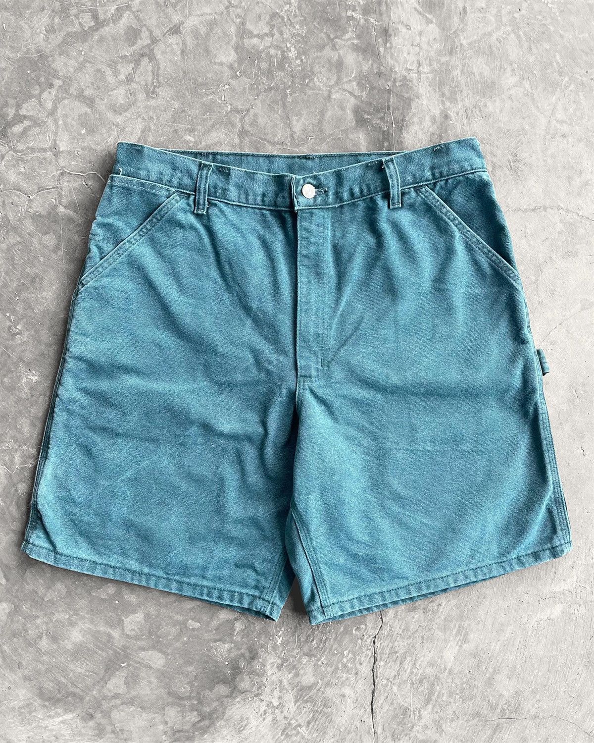 Carhartt VINTAGE 1998 HUNTER GREEN CARHARTT SHORT PANT B24-HTG Size US 34 / EU 50 - 3 Thumbnail