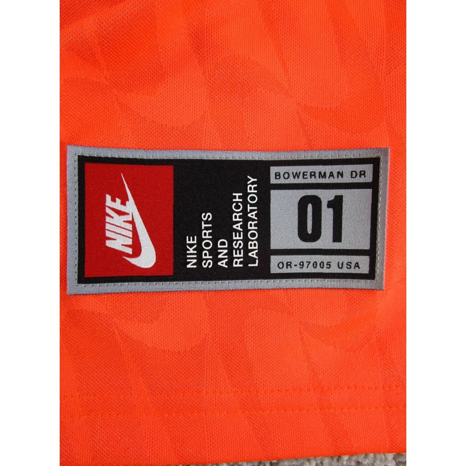 Nike VINTAGE Nike Lab Polo Shirt Womens Medium Orange Oversized Loose Fit Bowerman DR 01* Size M / US 6-8 / IT 42-44 - 4 Thumbnail