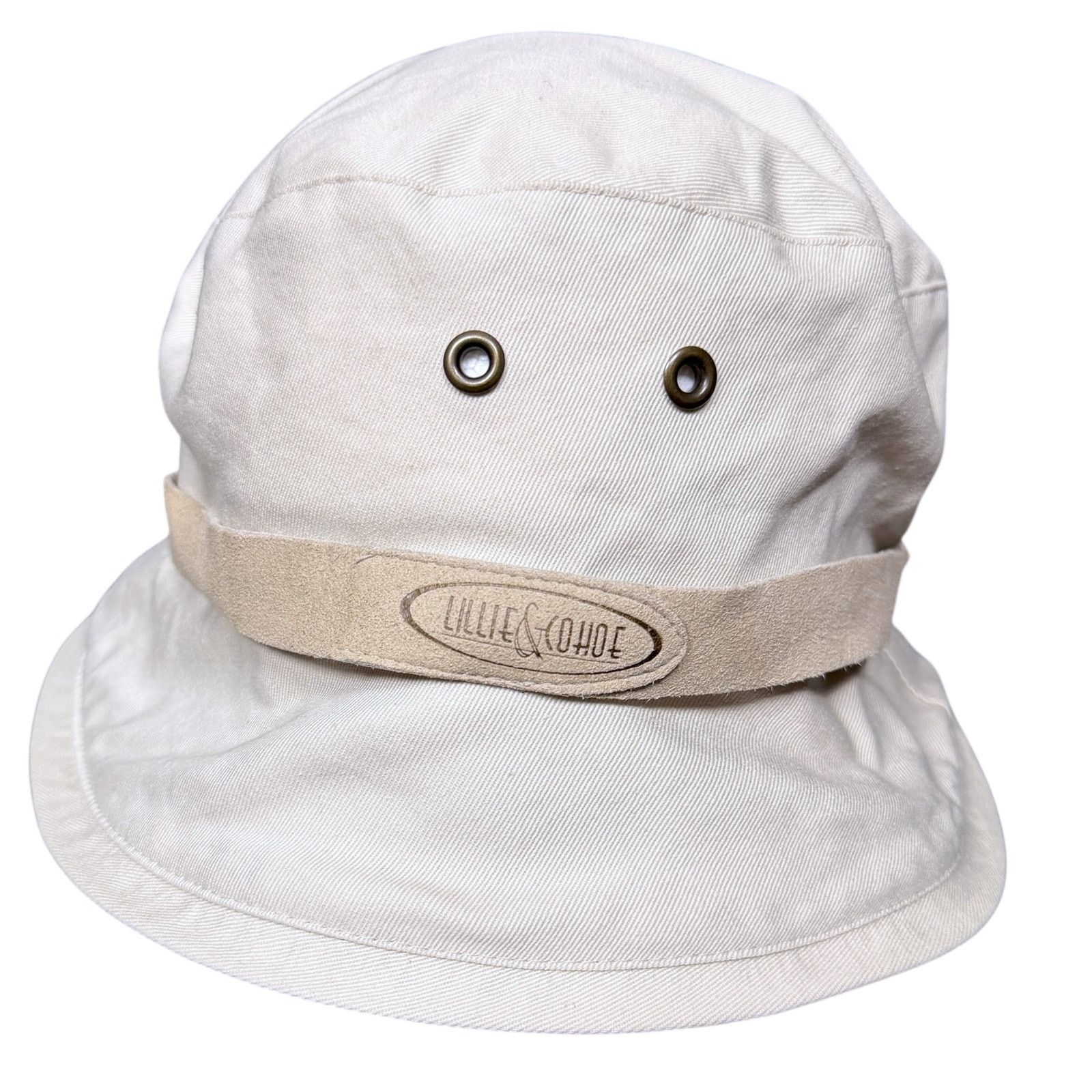 Other Vintage Lilly And Cohoe Off White Tan Canvas Bucket Hat Size ONE SIZE - 2 Thumbnail