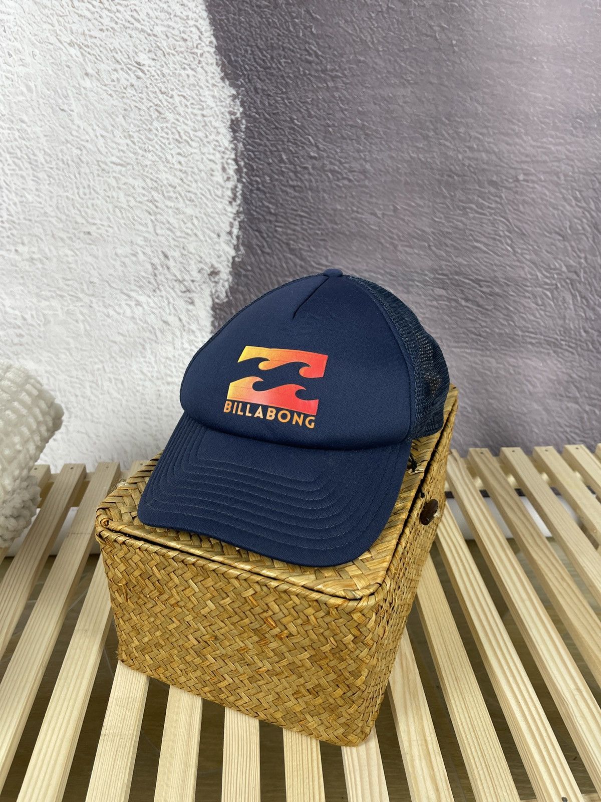 Billabong Billabong vintage surf style big logo trucker cap Size ONE SIZE - 1 Thumbnail