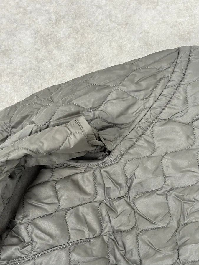 Prada 2000s Prada Khaki Nylon Quilted Puffer Jacket Size M / US 6-8 / IT 42-44 - 9 Thumbnail