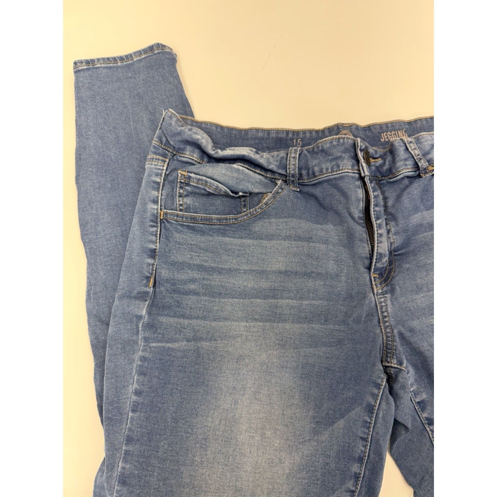 Denime SO Juniors Jeans Size 15 Jegging Skinny Denim Size 36" / US 14 / IT 50 - 2 Thumbnail