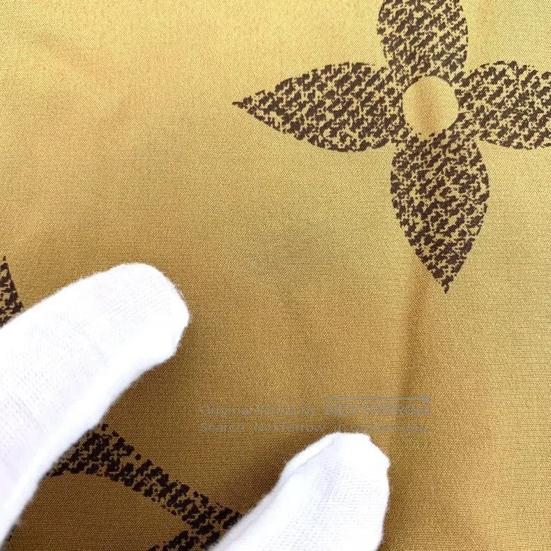 Louis Vuitton Louis Vuitton Brown logo full print mulberry silk lapel si Size XXS / US 00 / IT 34 - 8 Thumbnail