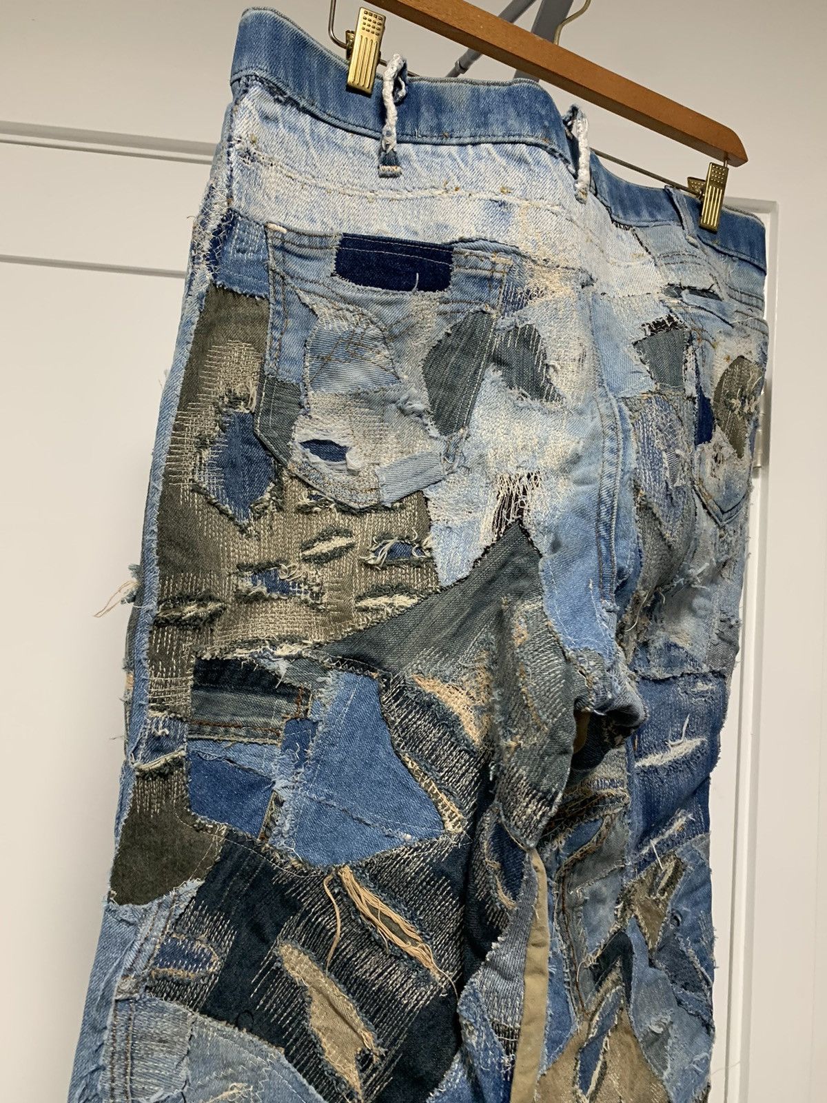 Vintage Bizzrad Scabbed Jeans Size US 34 / EU 50 - 5 Thumbnail
