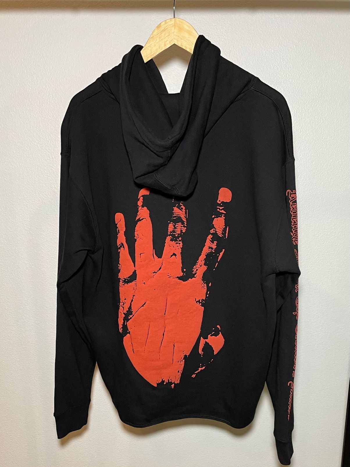 Pre-owned Revenge X Xxxtentacion Pop Up Bred Kill Hoodie In Black Red