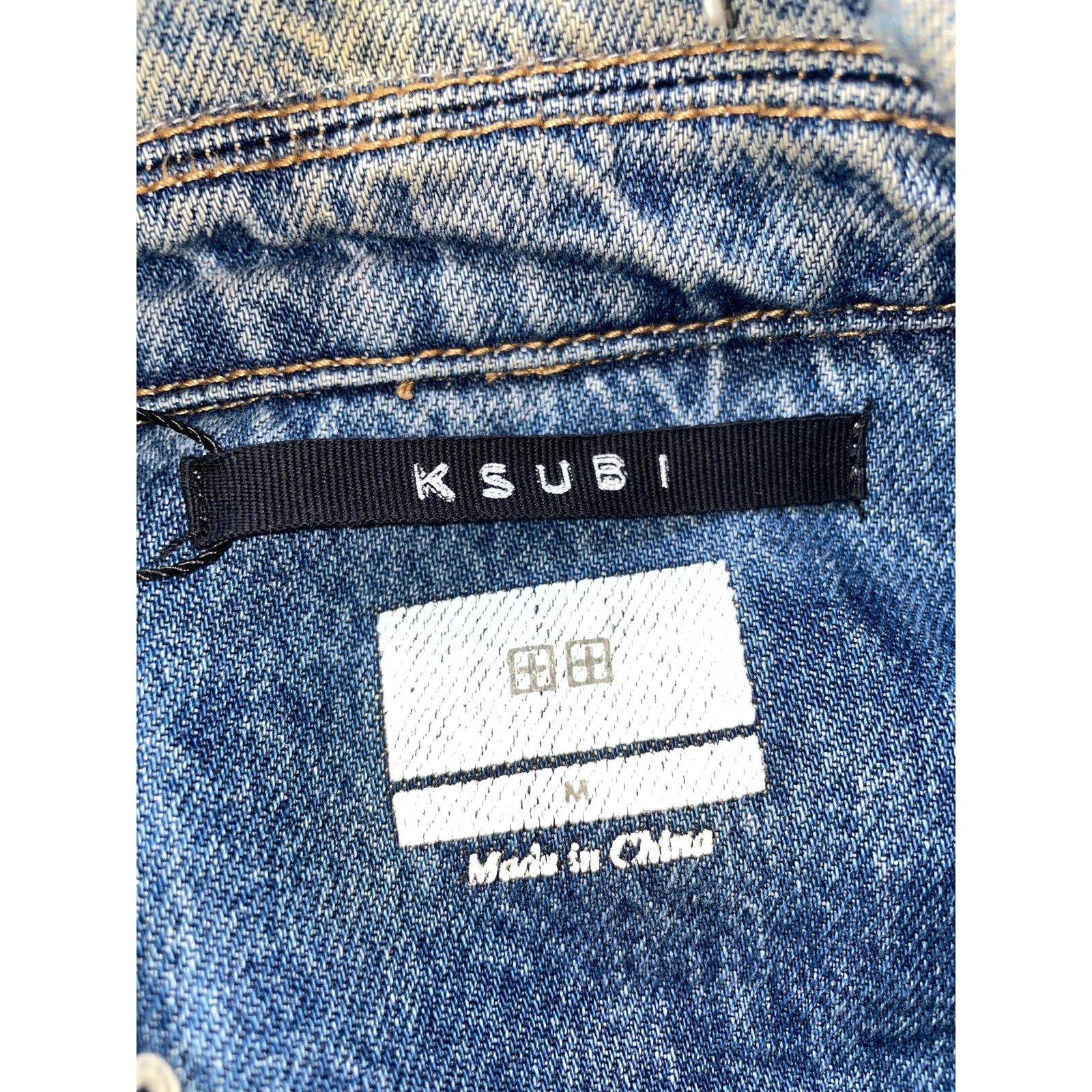 Ksubi Ksubi Light Wash 'Krisis' Denim Jacket Size US M / EU 48-50 / 2 - 6 Thumbnail
